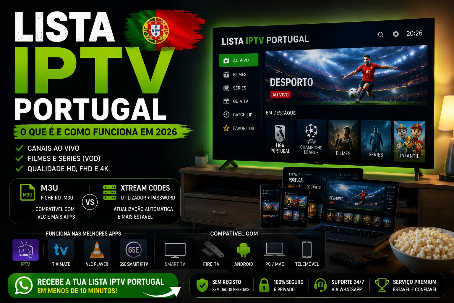 Lista IPTV Portugal